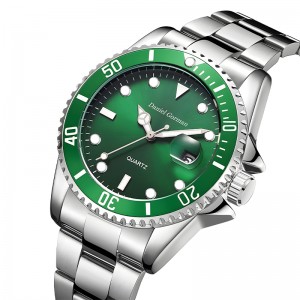 Daniel Gorman Top Quality Men \'s Sports Watch Water of Classic Classic Edelstahl -Stahlgurt Mode Männer Watch Business Quartz WatchRM001