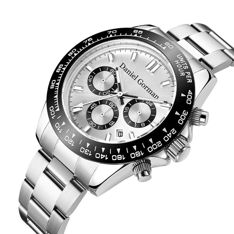 Daniel Gorman Marke Wholesales Gurt Luxus Herren Uhren leuchtend 30m wasserdichte Chronograph Quart Uhren Männer WRISTRM220428