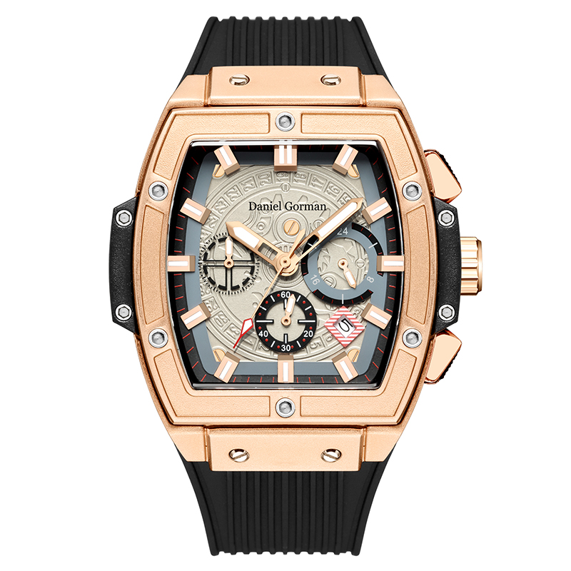 Daniel Gormango13 Brand Waterdof Watch Men \'s Clock Fashion Sports Leisure einzigartige Quarz Luxus Square Men\' s Watch